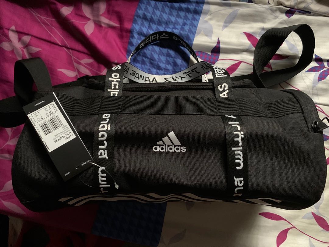 adidas TEAM ISSUE II Medium Duffel Bag | Green | stripe 3 adidas