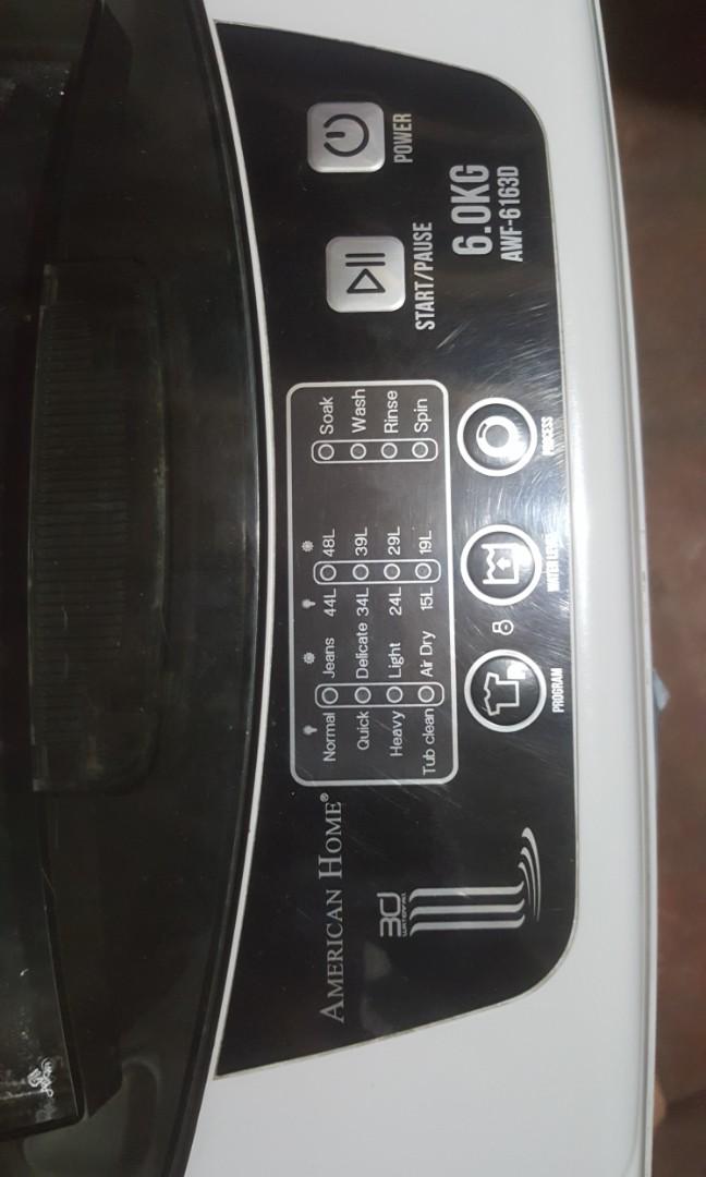 American Home Automatic Washing Machine Tv Home Appliances Washing Machines And Dryers On Carousell