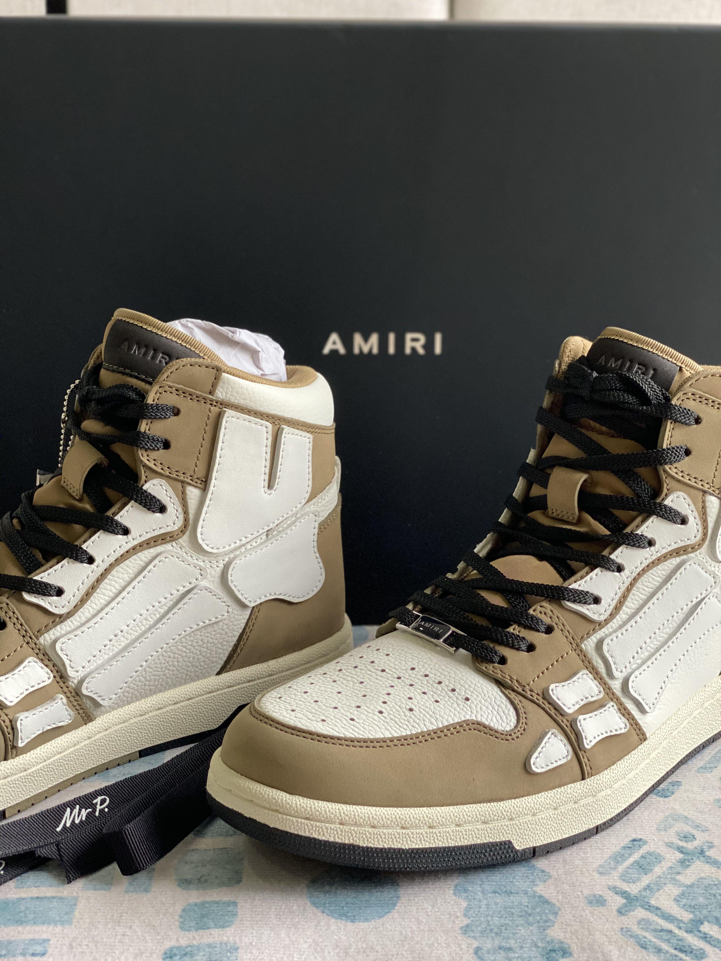 AMIRI Skel-Top Hi Sneaker, Men's Fashion, Footwear, Sneakers on