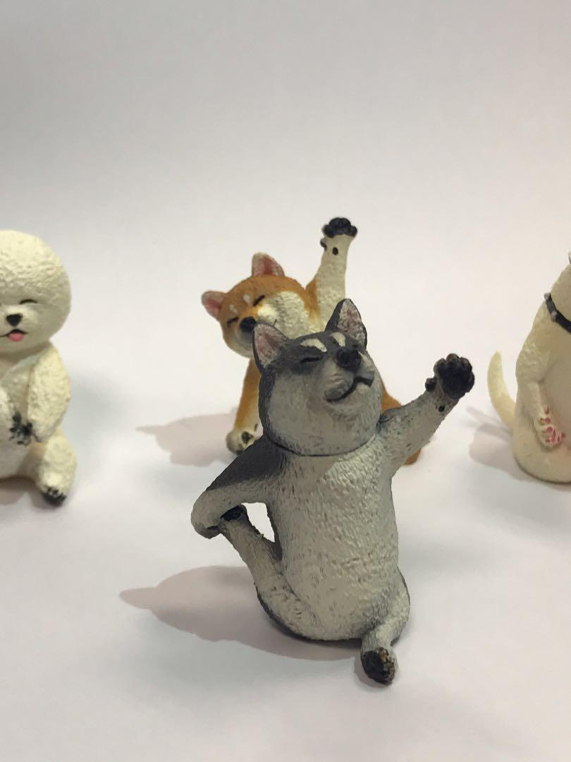 Animal Life系列 朝隈俊男 狗瑜珈寶寶公仔 哈士奇 興趣及遊戲 玩具 遊戲類 Carousell