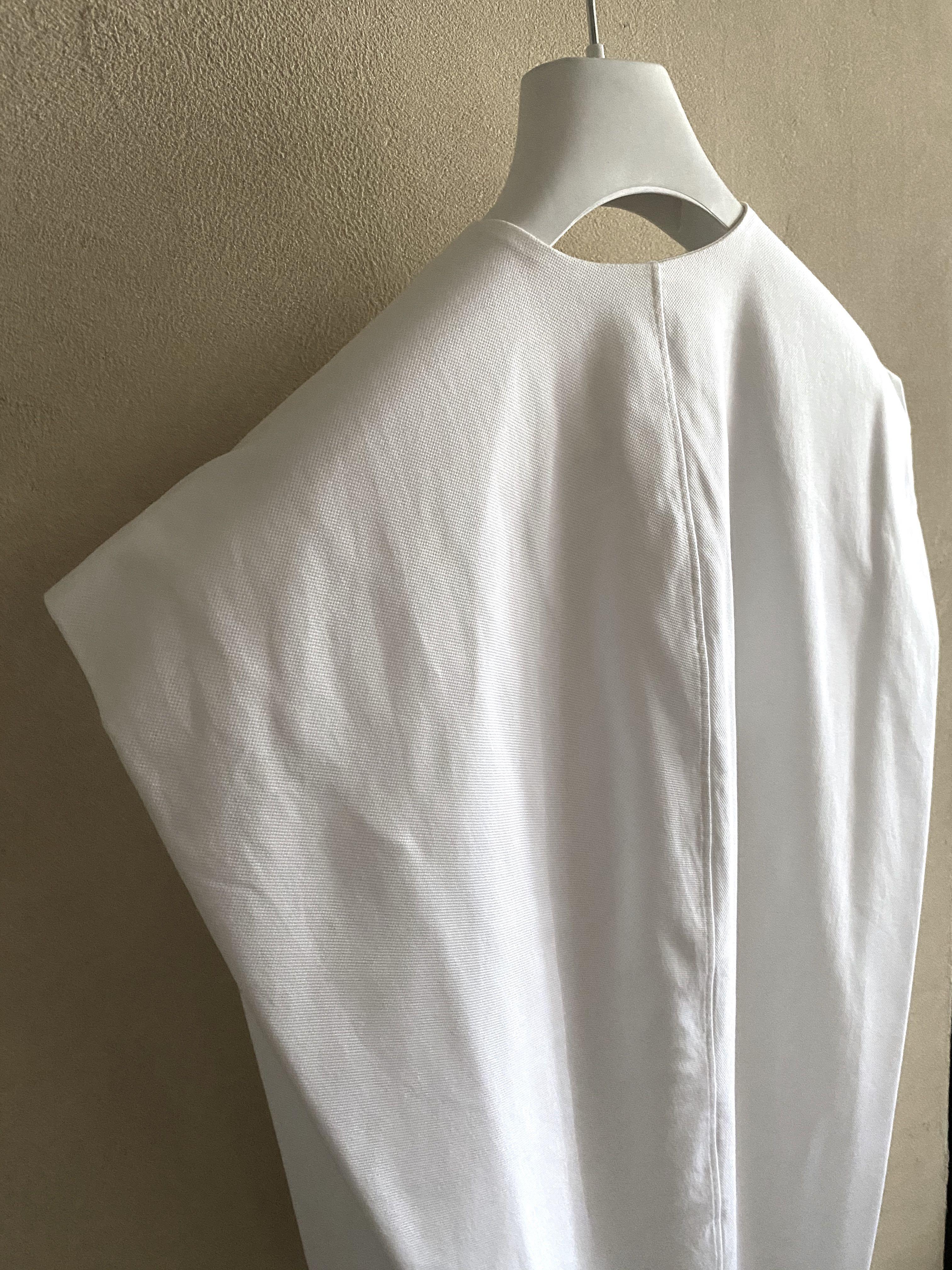 Balenciaga Crisp Cotton-Poplin White Shirt Dress. A very Effortless ...