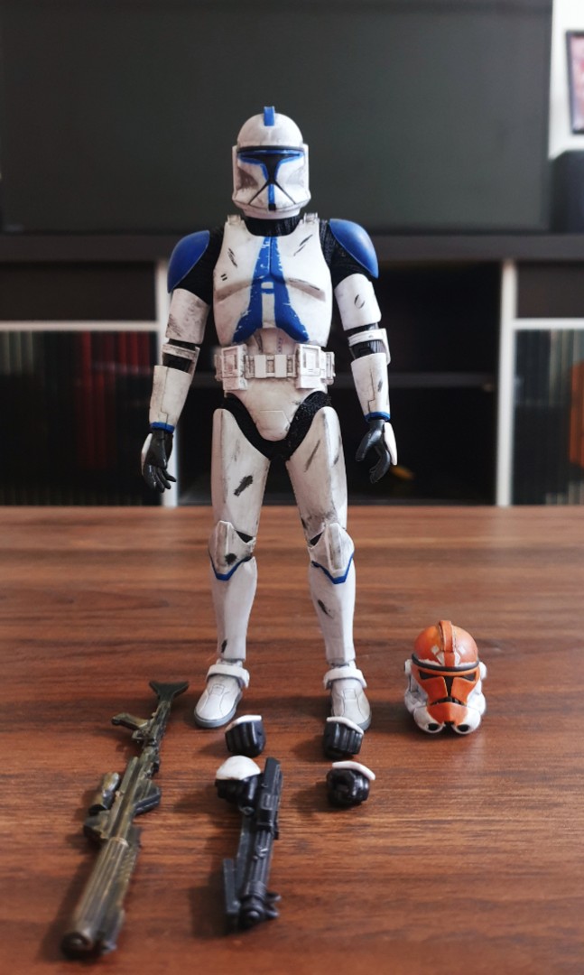Bandai clone trooper model kit custom 2025