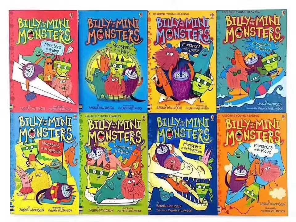 全新billy and the monster 8册, 興趣及遊戲, 書本& 文具, 小說& 故事書- Carousell