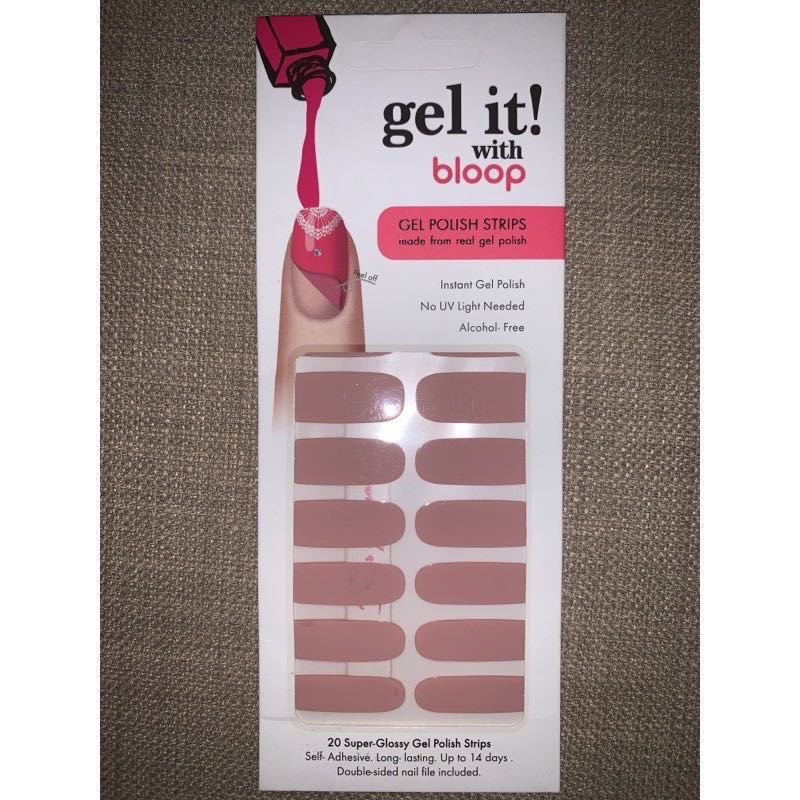 Bloop Gel Polish Strips Rich Color Gel Women S Fashion Accessories Others On Carousell Uv gel light required to use.
