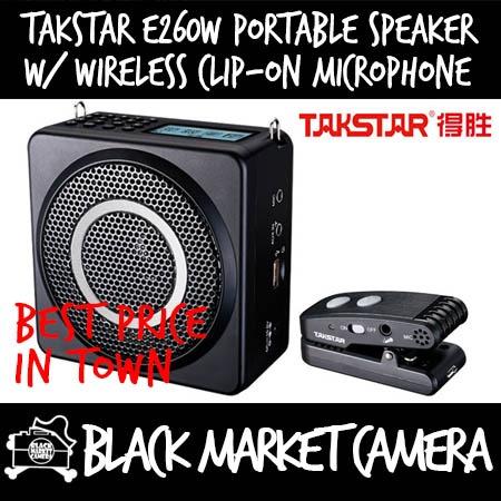 Bmc Takstar E260w Portable Speaker Recorder With Wireless Clip On Mic And Wired Headset Electronics Audio On Carousell