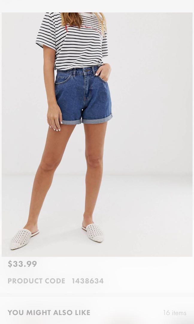 vero moda denim shorts