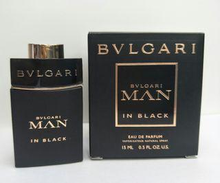 Bvlgari Man In Black Edp Travel Spray 15ml Men