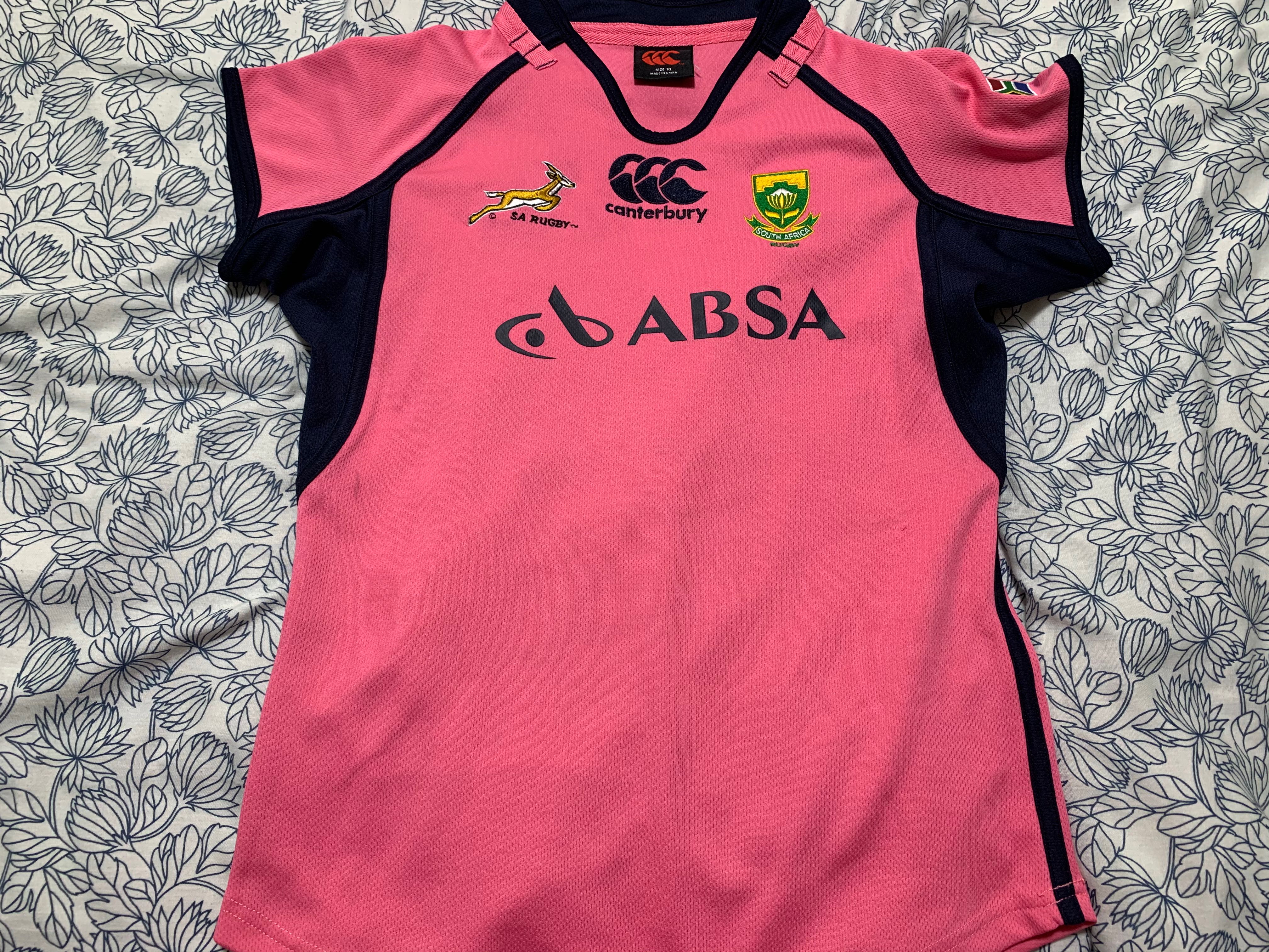 pink springbok jersey