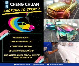 Star merchant awarded 🌟 Car Spray Painting