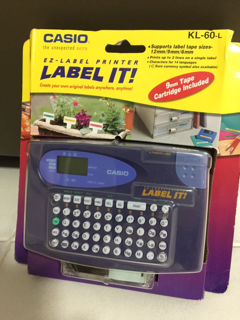 Casio EZ Label Printer New, Hobbies & Toys, Stationery & Craft