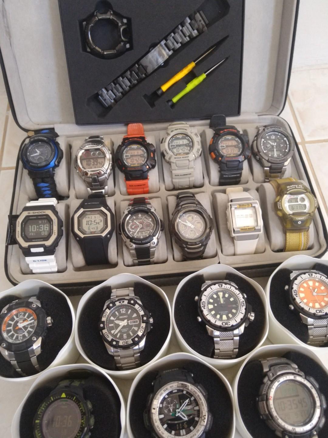 Casio G Shock Protrek Seiko Men S Fashion Watches On Carousell