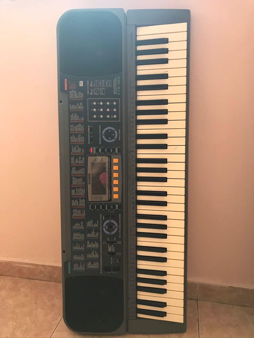 Casio Keyboard Ctk-601, Hobbies Toys, Musical Instruments on