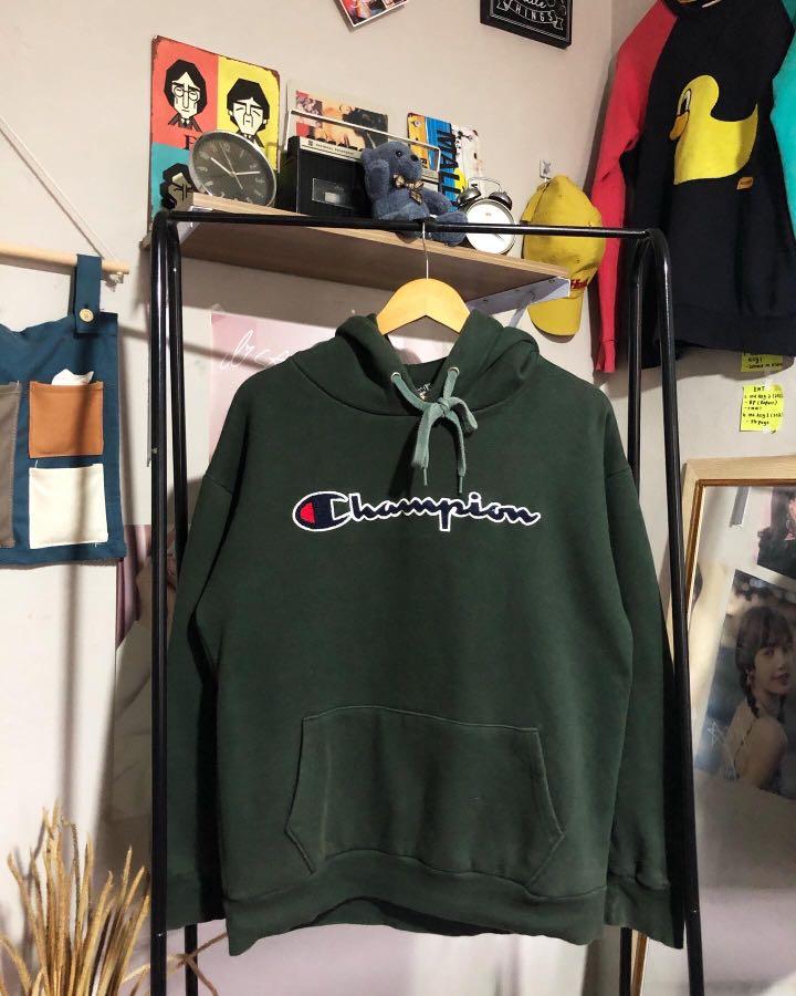 Champion discount spellout hoodie