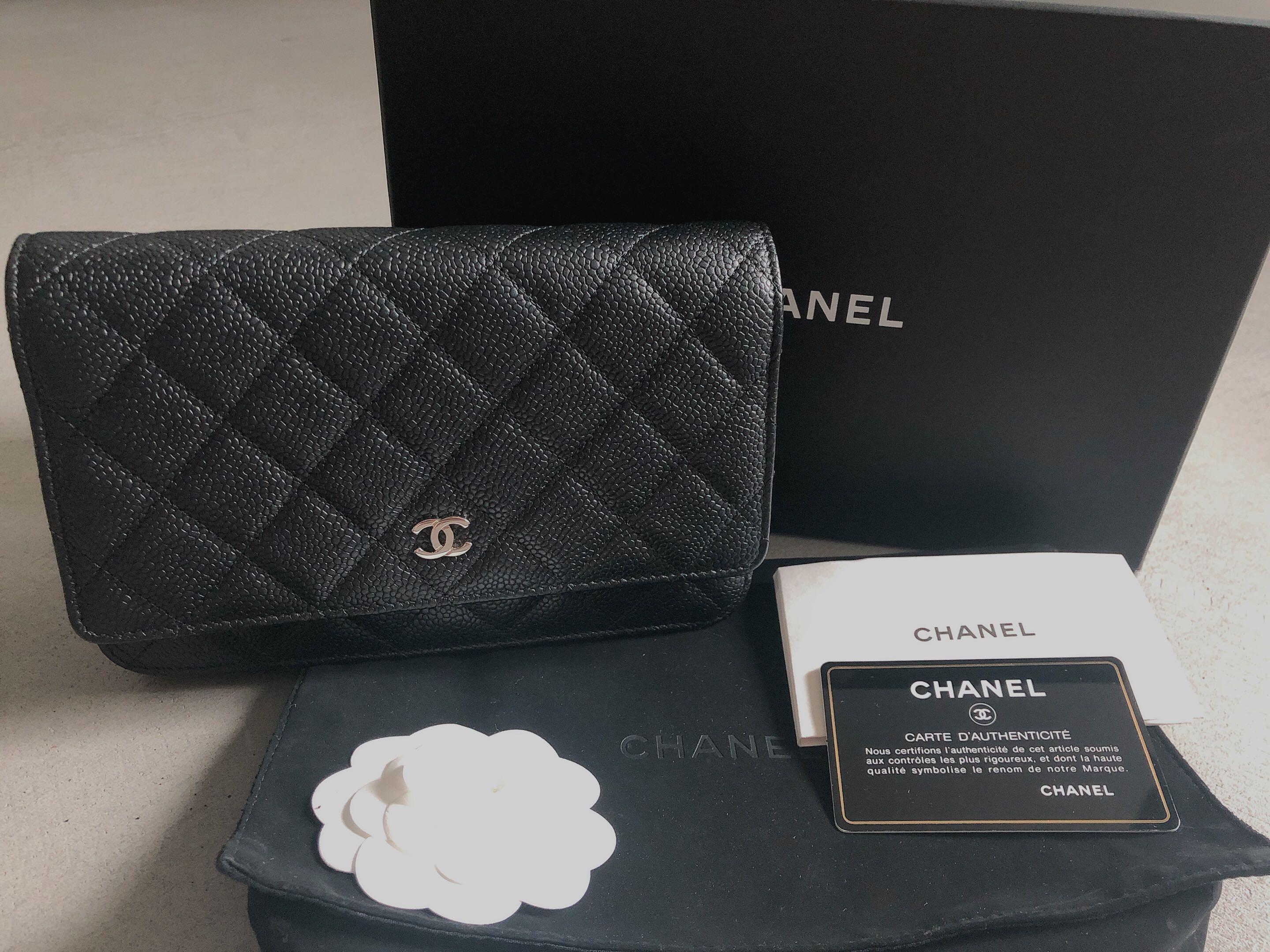 chanel woc dust bag