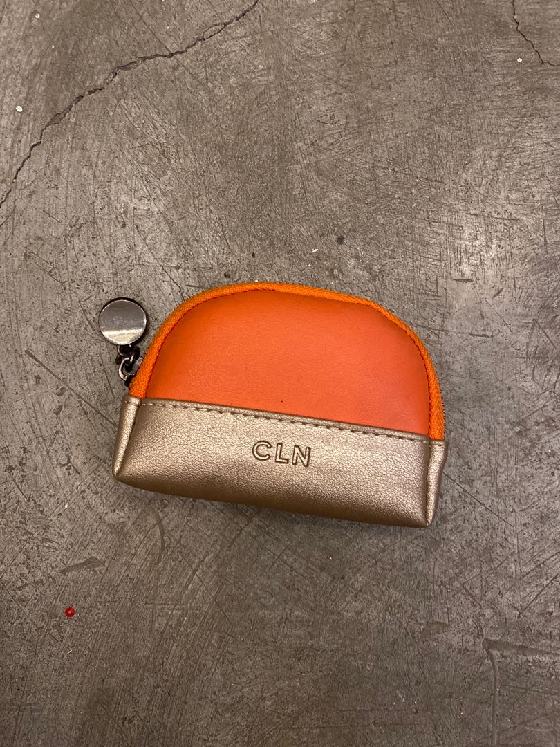 CLN Coin purse mini wallet classic colors (Yellow, Coffee, Vanilla