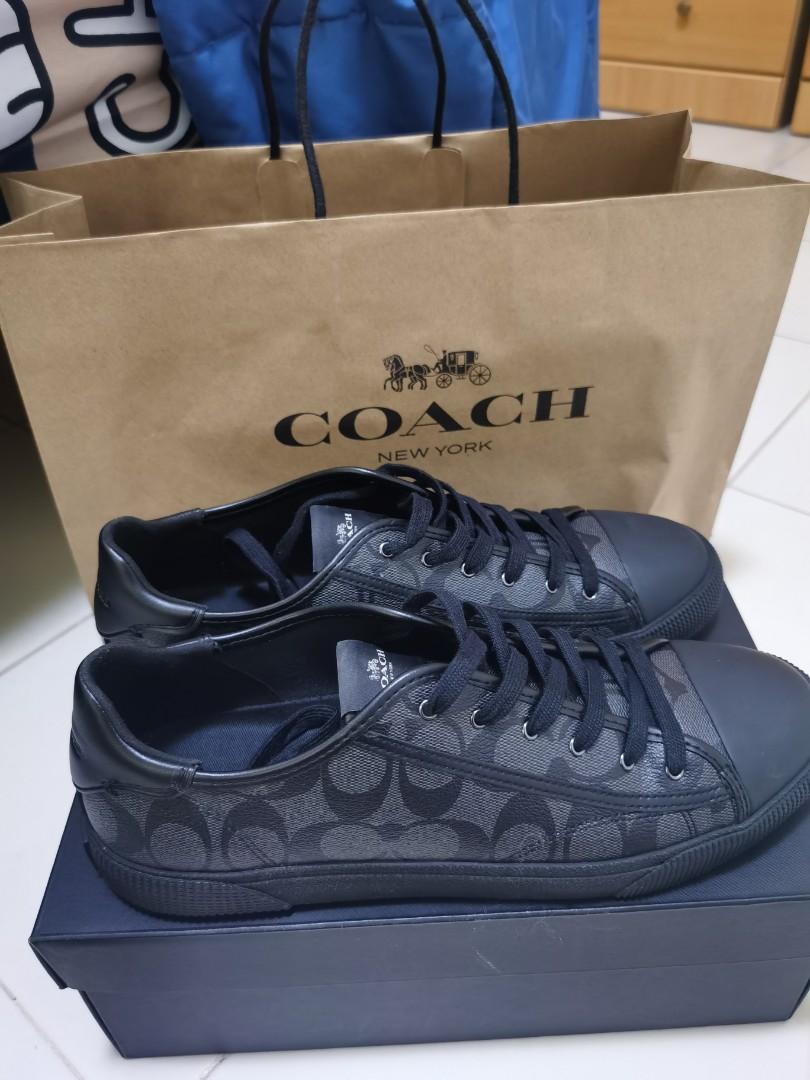 COACH C136 SIG LOW TOP SNK, Men's Fashion, Footwear, Dress Shoes