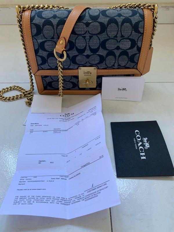 Coach best sale chambray hutton