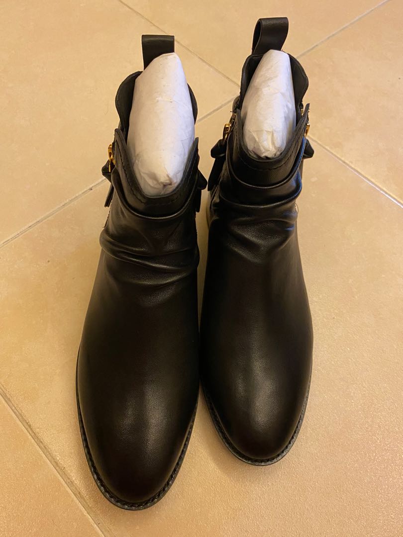 cole haan leather boots