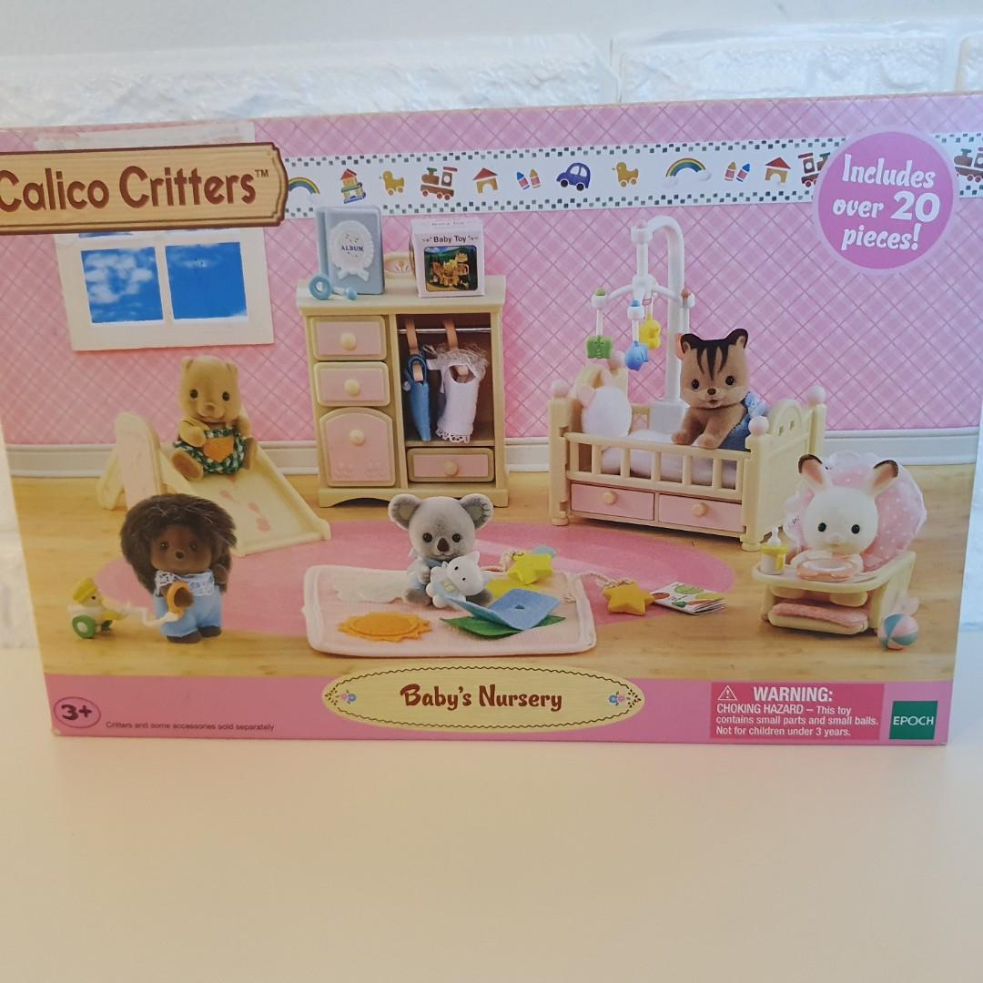 Calico critters deluxe baby's nursery set hotsell