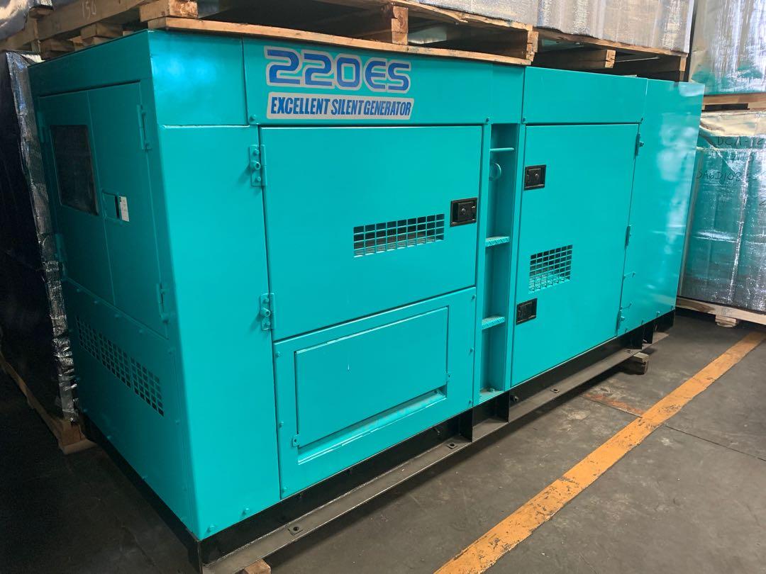 Denyo Generator 220 kVA (Category: Construction Tools & Equipment) located in Manila. Submitted by santiago0721 (Listing ID 1034500679, Image 3). Description: Slightly used unit Cleaned Repainted Ready for viewing and testing Engine as is With after sales support Warranty: 6 months or 1000 hrs Parts and Service .