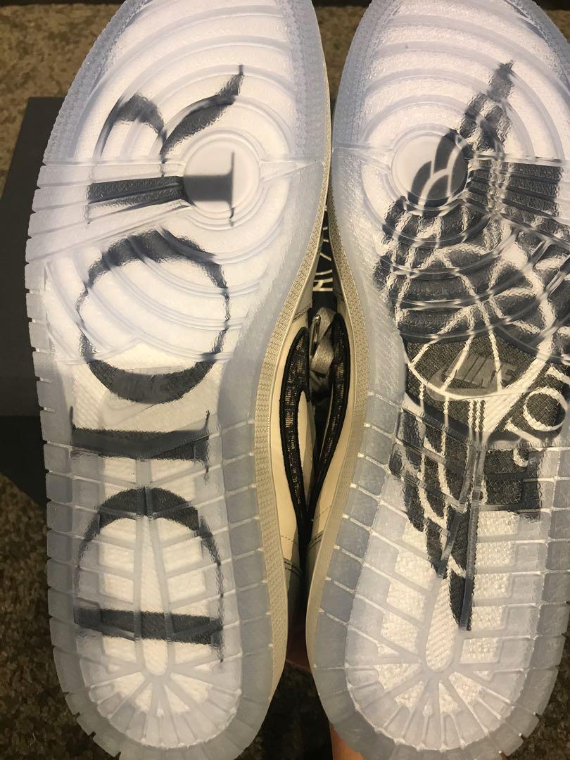 jordan 1 dior sole