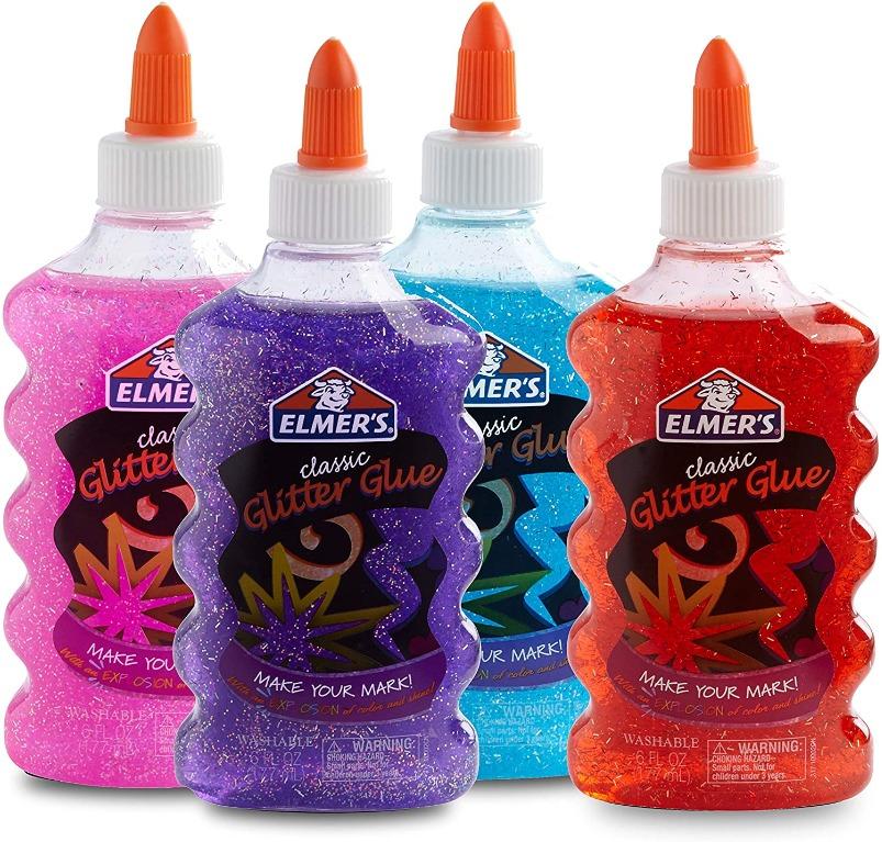 Elmer's Liquid School Glue, Clear, Washable, 5 Ounces, 8 Count - Great for Making Slime