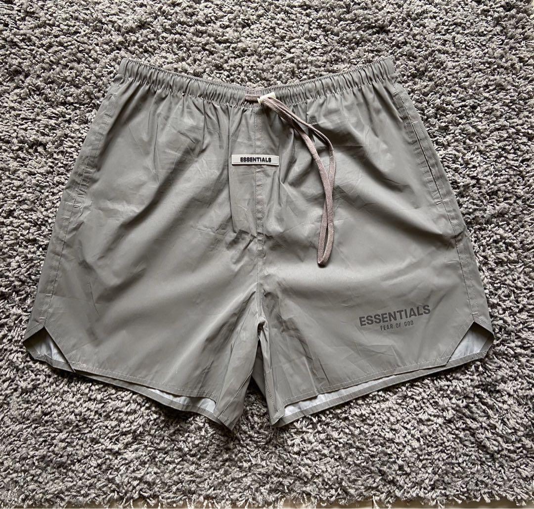 Fear of God Essentials Volley Shorts (Sliver Reflective)