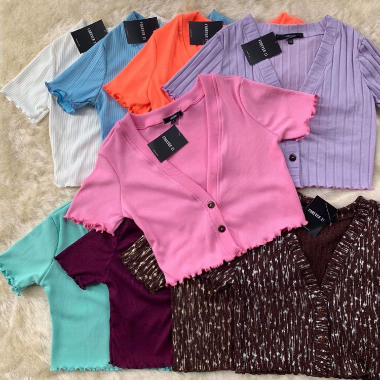 f21 button down top