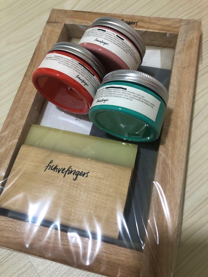 Fictive Fingers Screen Printing Kit, Furniture & Home Living, Home