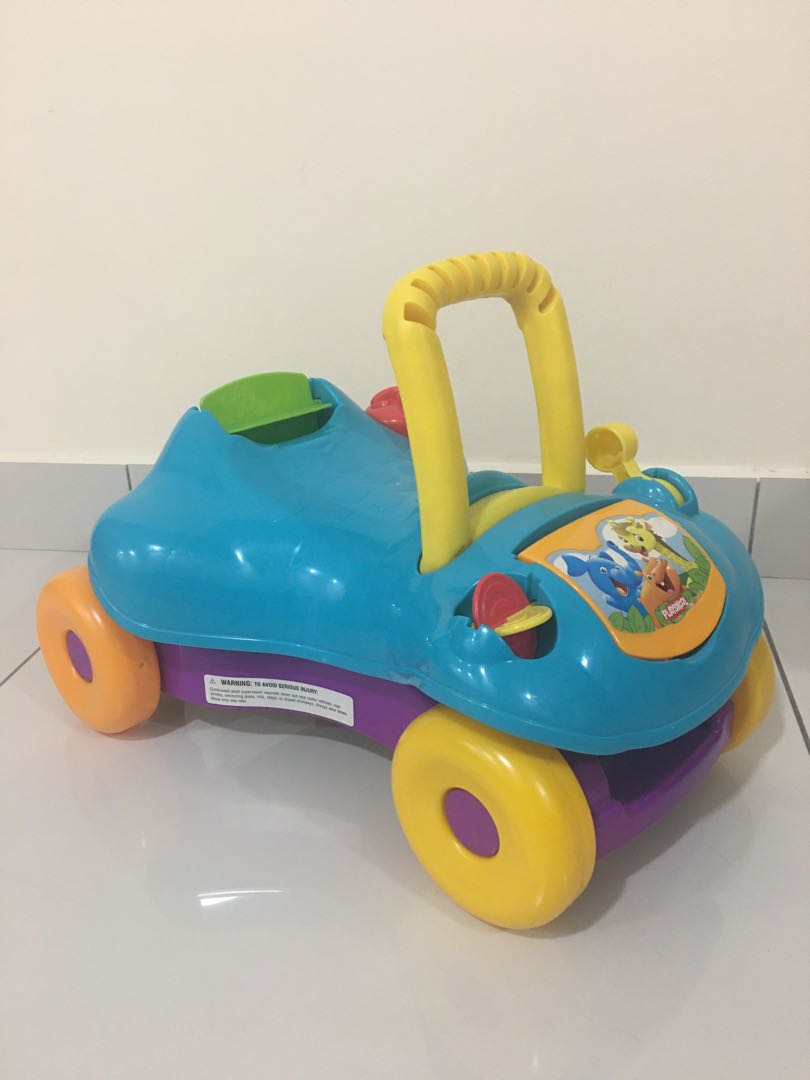 Fisher price baby walker car top
