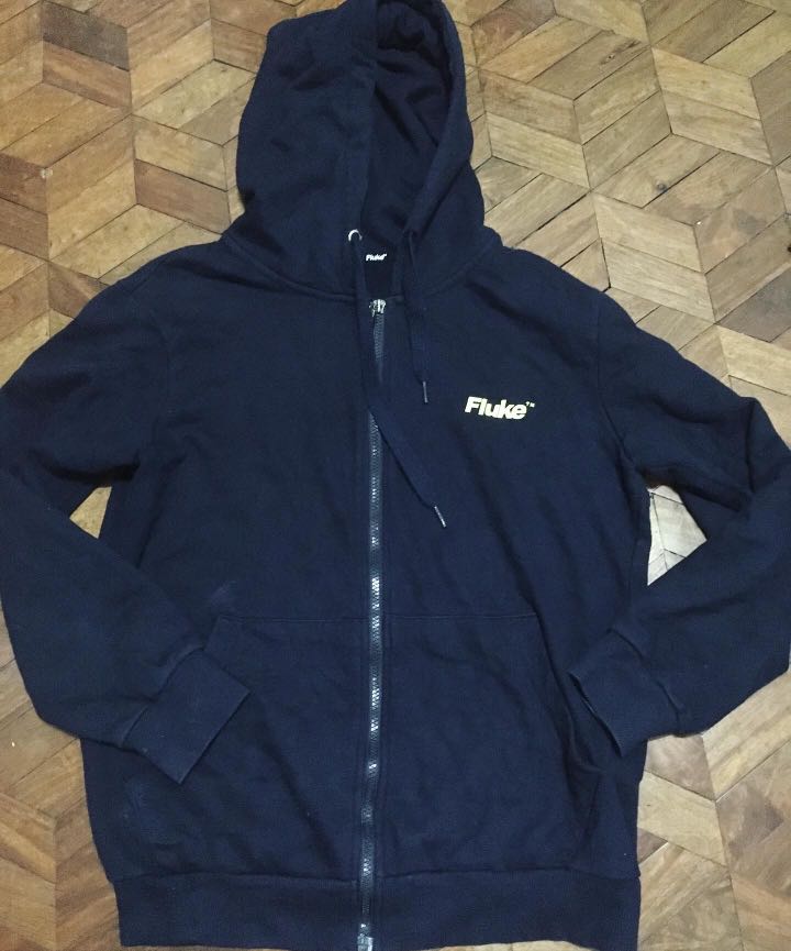 Fluke zip up hoodie Men s Fashion Coats Jackets and Outerwear on Carousell
