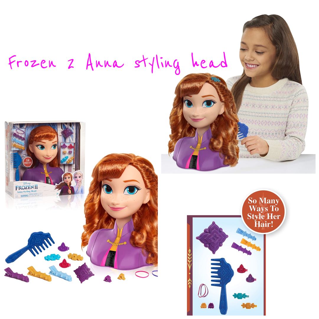 anna styling head frozen