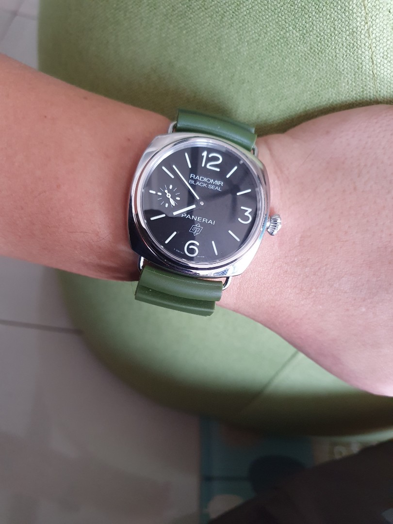 Radiomir outlet rubber strap