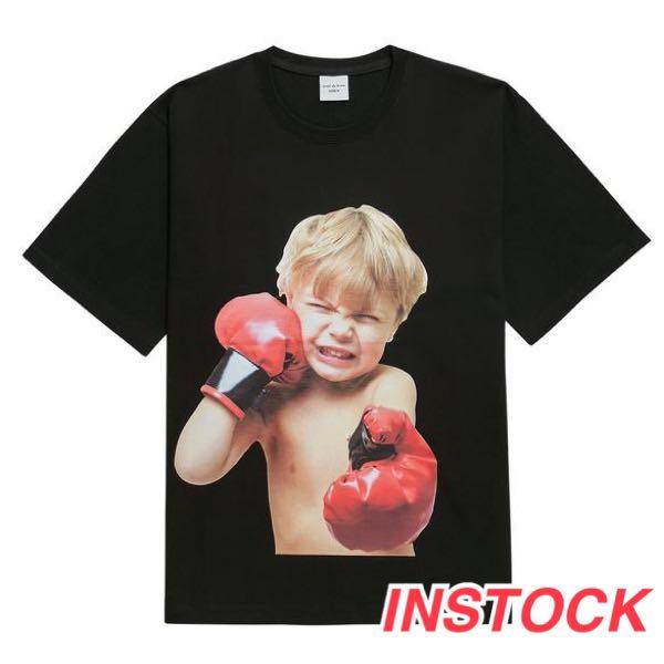 Instock Adlv Baby Boxing Tee Black Men S Fashion Clothes Tops On Carousell