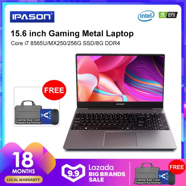 Ipason 15 6 Inch Laptop Intel Core I7 8565u 8gb 16gb Ddr4 256g 512g Ssd Windows 10 English Free Laptop Bag Wireless Mouse Mouse Pad Electronics Computers Laptops On Carousell