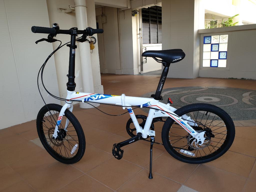 Java Decaf TT7 7 Speed Folding Bicycle Sports Equipment Bicycles Parts Bicycles on Carousell