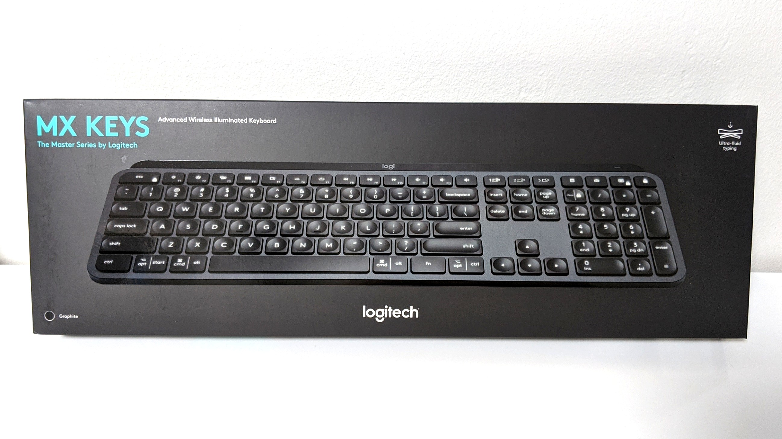Logitech MX Keys Advanced Multi-Device Bluetooth Wireless Illuminated ...