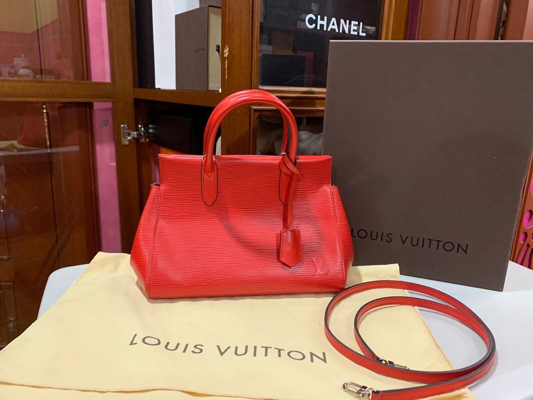 Louis Vuitton Red Epi BB Marly, Luxury, Bags & Wallets on Carousell