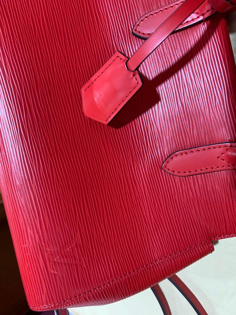 Louis Vuitton Red Epi BB Marly, Luxury, Bags & Wallets on Carousell