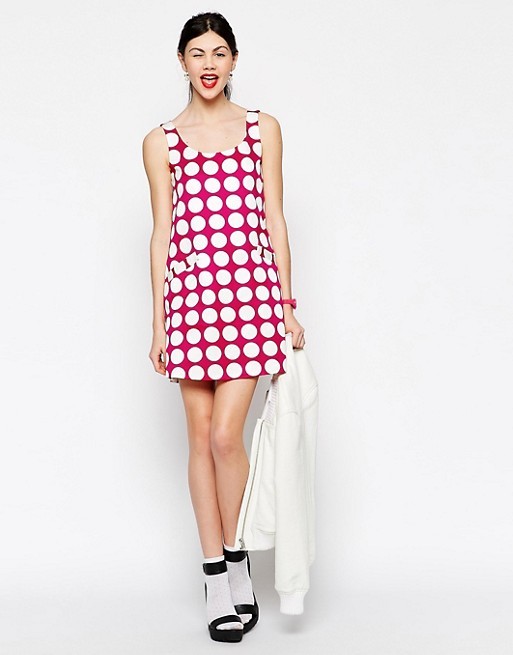 Moschino polka dot sales dress