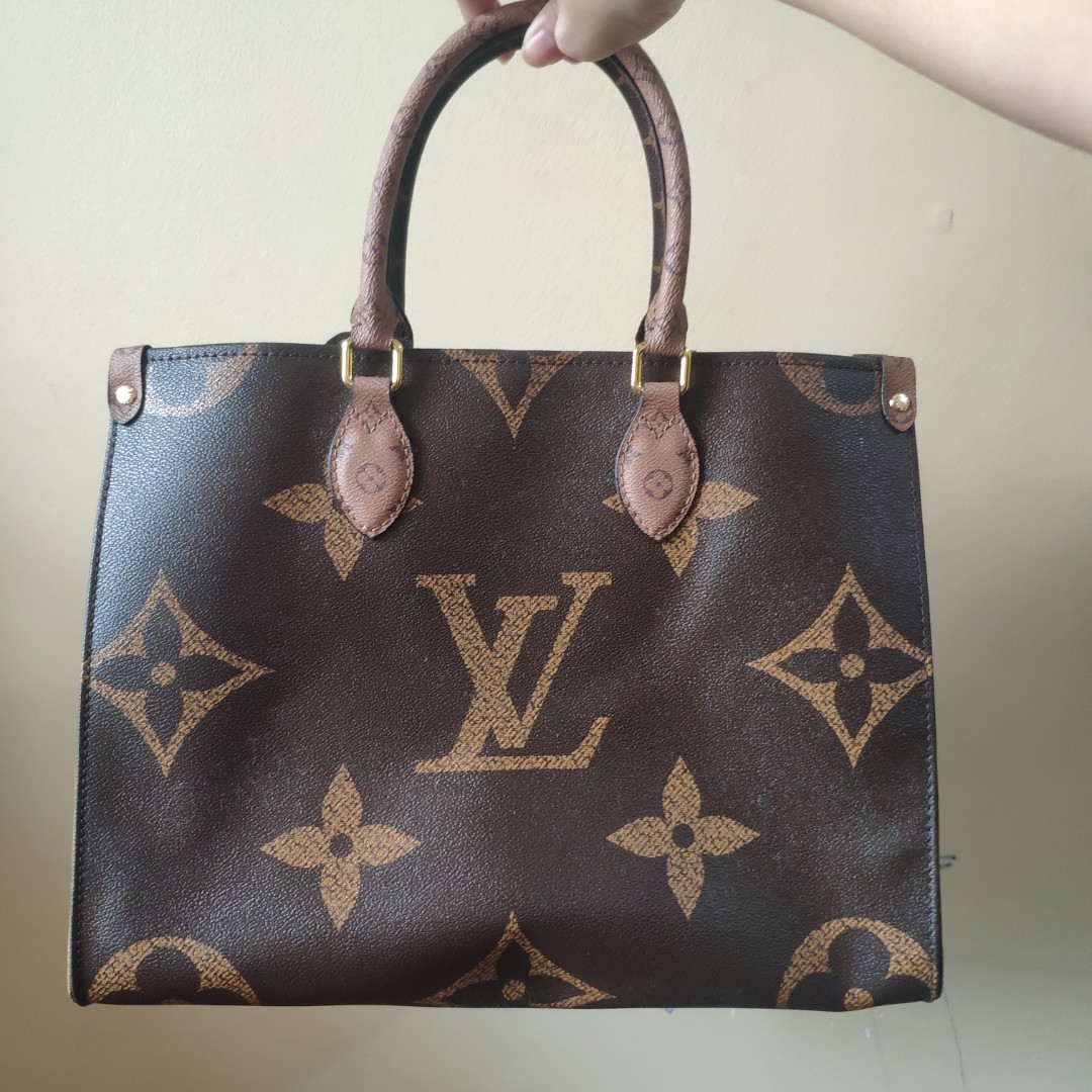 Buy [Used] LOUIS VUITTON 2WAY Tote Bag ON THE GO MM Monogram Reverse Giant  M45321 from Japan - Buy authentic Plus exclusive items from Japan