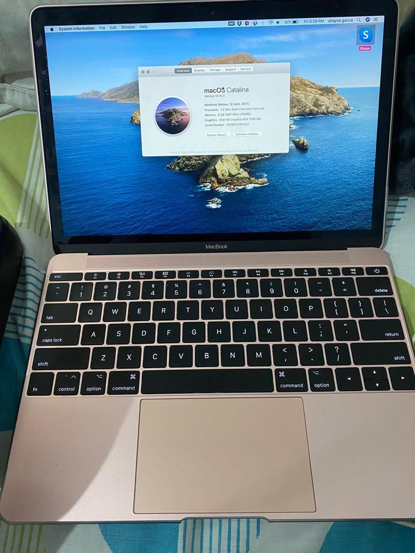Macbook ( Retina, 12 inch, 2017) Rose Gold, Computers & Tech