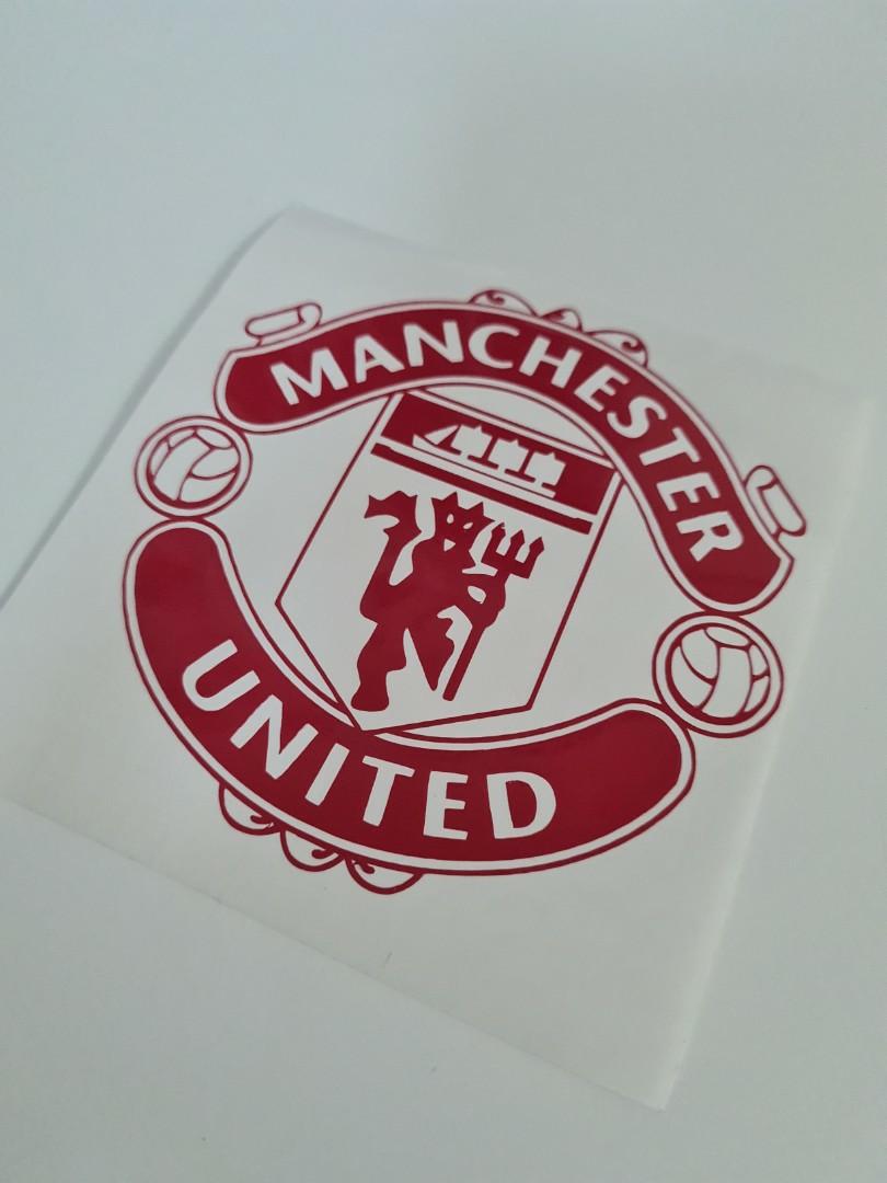 Manchester united car decals/stickers, Hobbies & Toys, Stationery