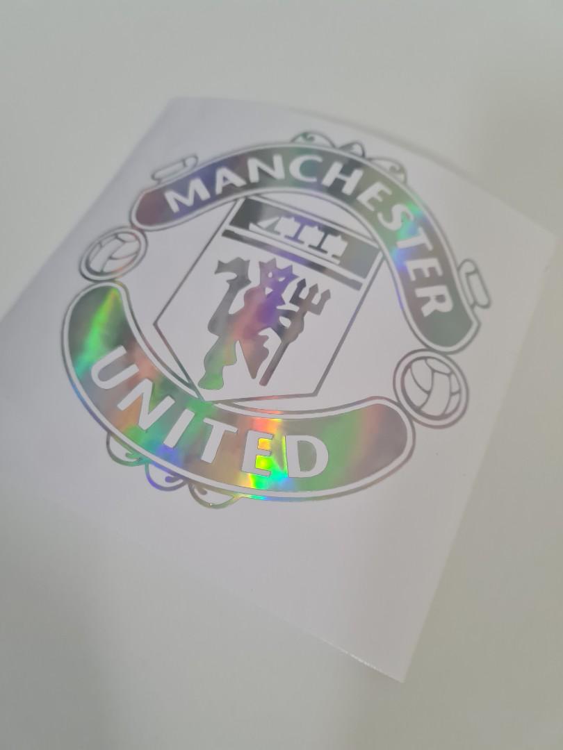 Manchester united car decals/stickers, Hobbies & Toys, Stationery