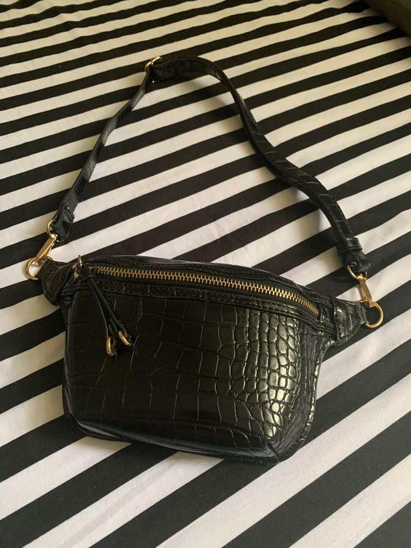 Crocodile waist deals bag