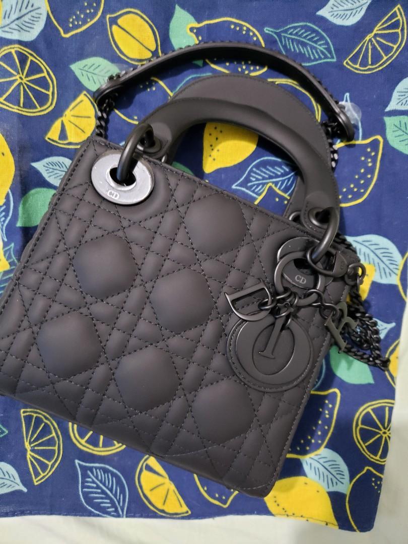 Mini Lady Dior Bag Black Ultramatte Cannage Calfskin 名牌 袋 銀包 Carousell