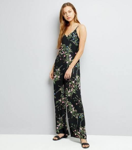 Floral jumpsuit sale new look