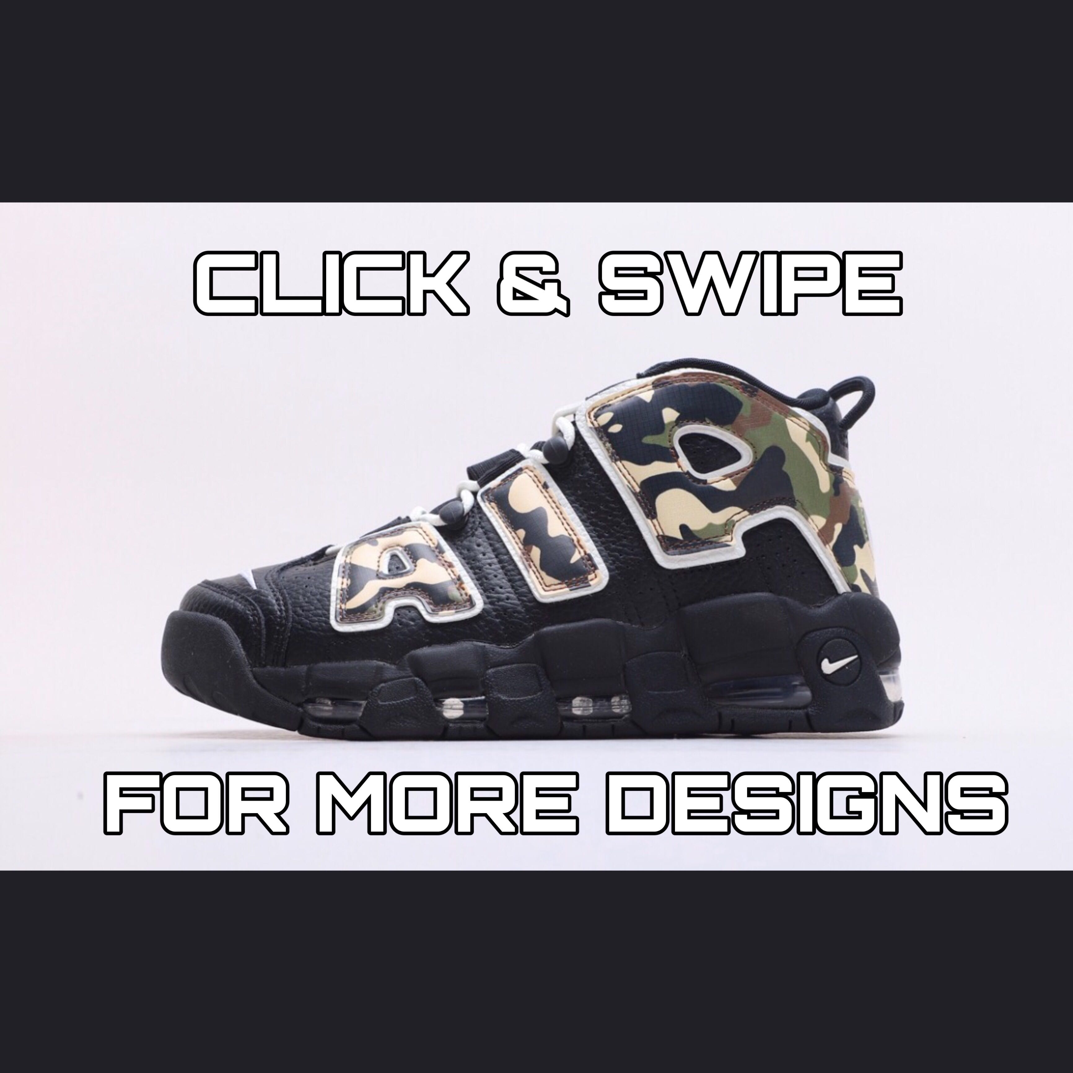 Air more uptempo on sale '96 black/camouflage men's shoe