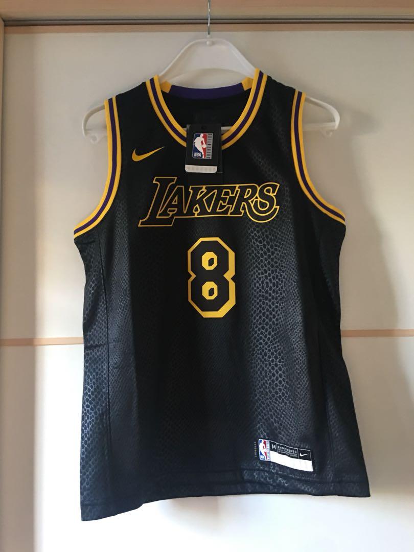 Youth los angeles lakers kobe bryant nike black mamba day swingman jersey clearance