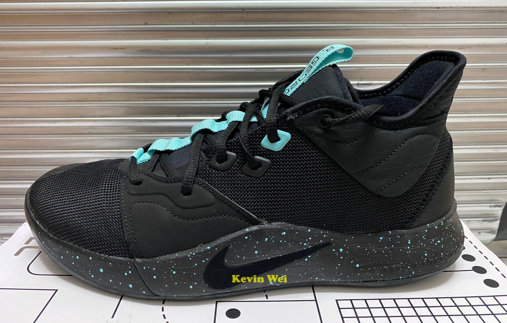 Nike PG 3 EP 黑藍AO2608-006 籃球鞋US10.5 二手, 他的時尚, 鞋, 運動